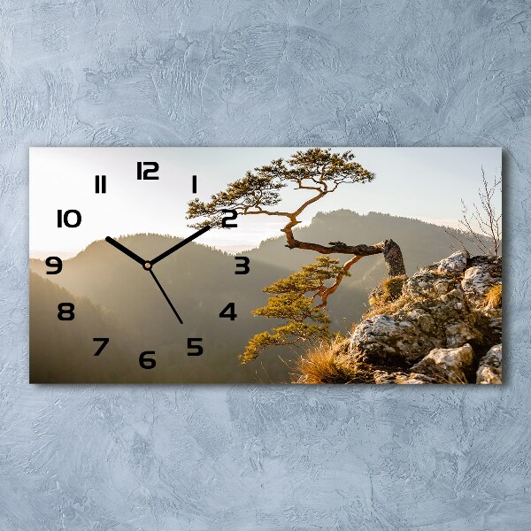 Horloge horizontale en verre Sokolica Pieniny