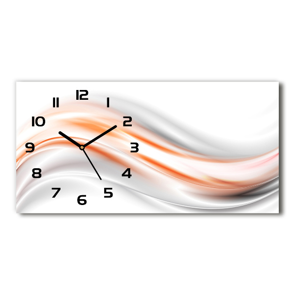 Horloge horizontale Motif de la vague