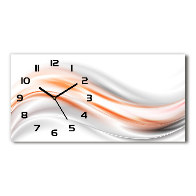 Horloge horizontale Motif de la vague