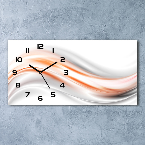 Horloge horizontale Motif de la vague