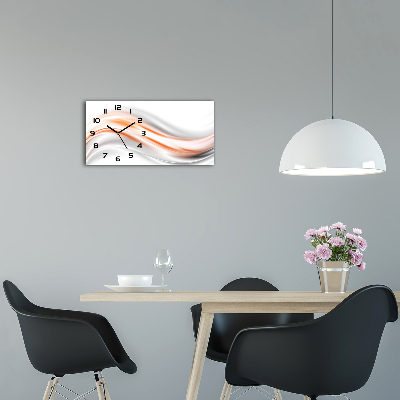 Horloge horizontale Motif de la vague