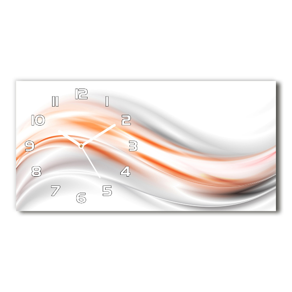 Horloge horizontale Motif de la vague