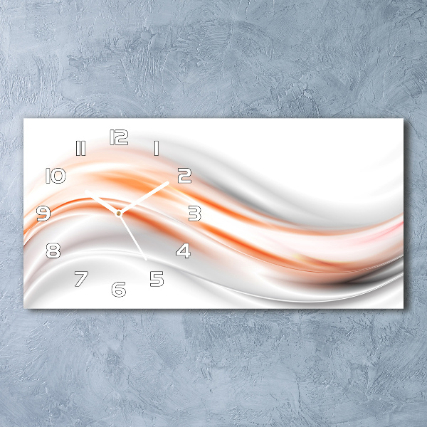 Horloge horizontale Motif de la vague