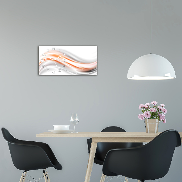 Horloge horizontale Motif de la vague