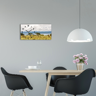 Horloge murale horizontale Lac Naivasha