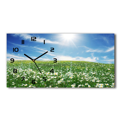 Horloge murale horizontale Prairie