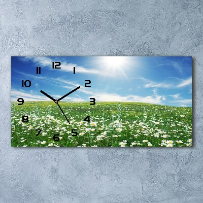 Horloge murale horizontale Prairie