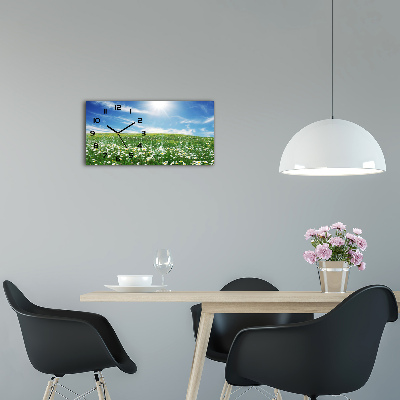 Horloge murale horizontale Prairie