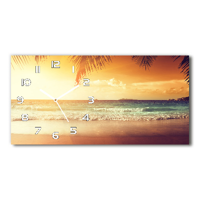 Horloge horizontale Plage tropicale océan