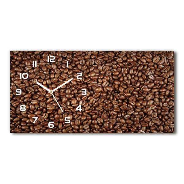 Horloge horizontale Thème du café