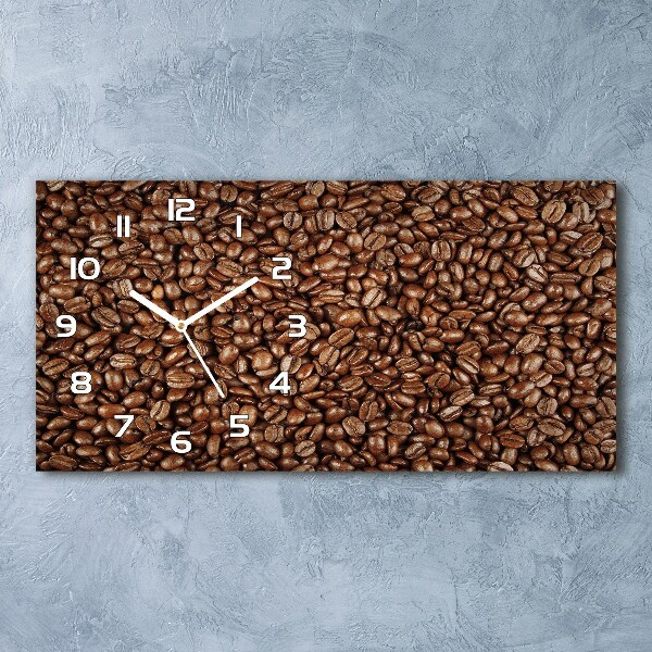Horloge horizontale Thème du café