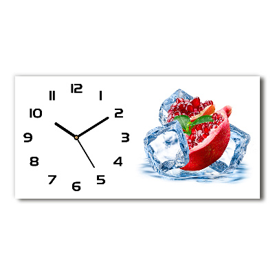 Horloge horizontale Grenade avec glaçons