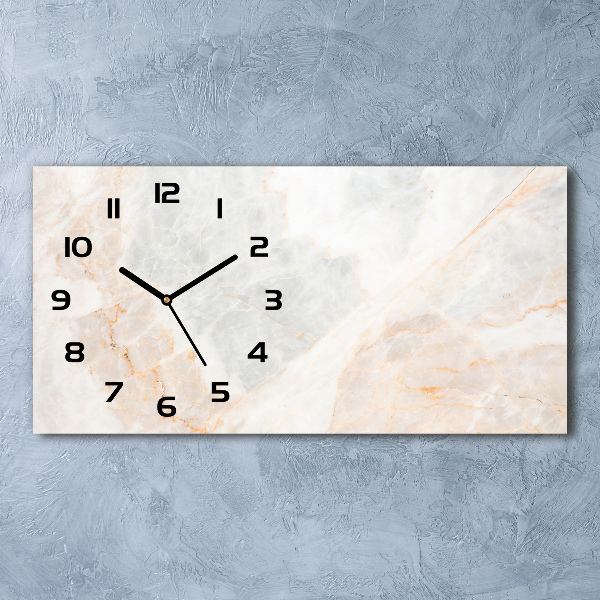 Horloge horizontale Le marbre