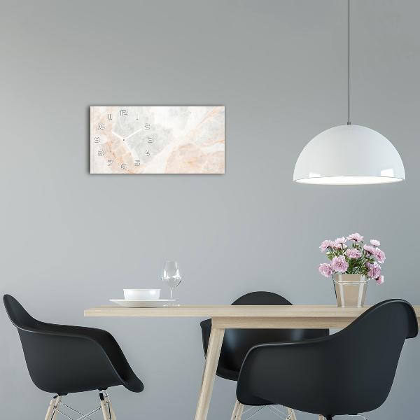 Horloge horizontale Le marbre