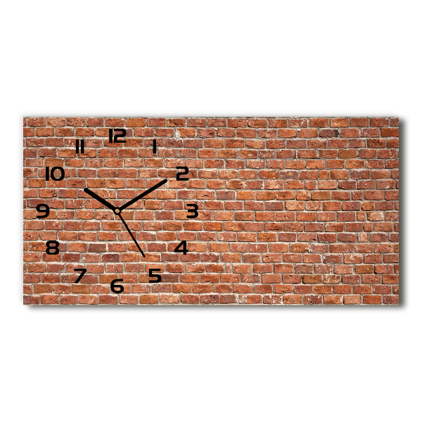 Horloge horizontale Brique classique
