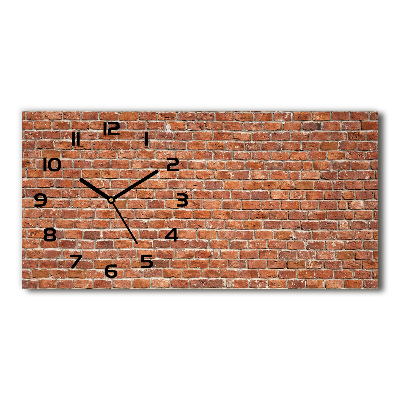 Horloge horizontale Brique classique