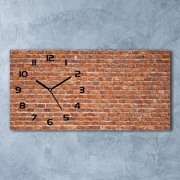 Horloge horizontale Brique classique