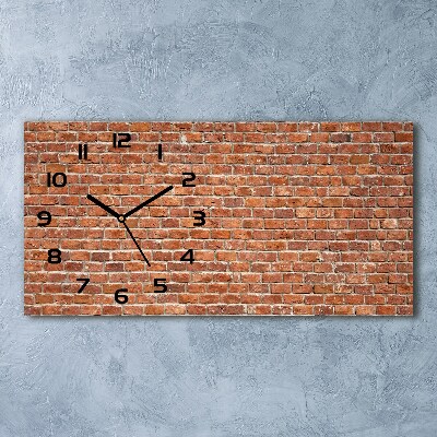 Horloge horizontale Brique classique