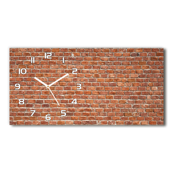 Horloge horizontale Brique classique