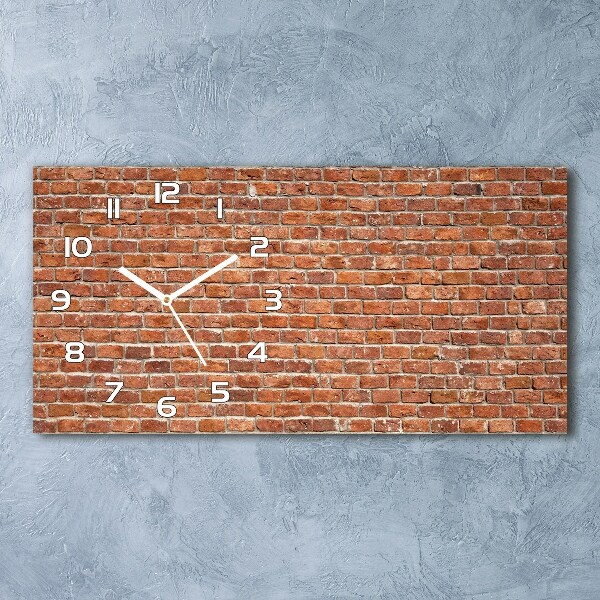 Horloge horizontale Brique classique
