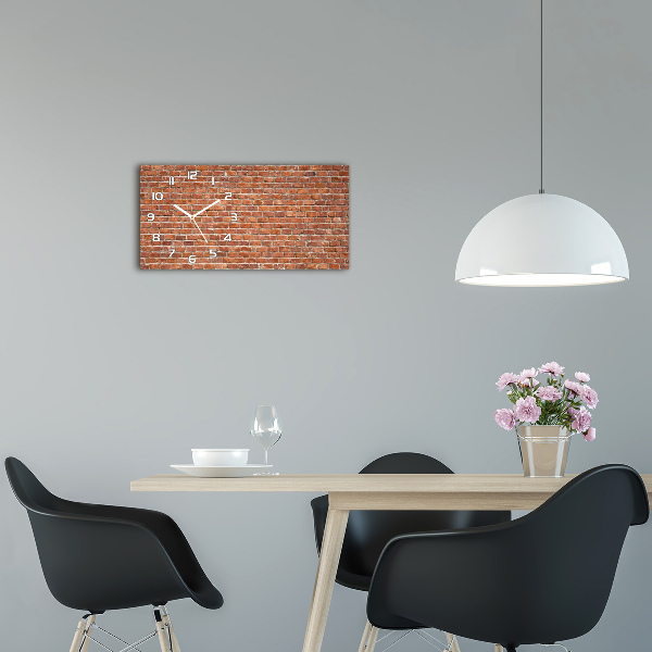 Horloge horizontale Brique classique