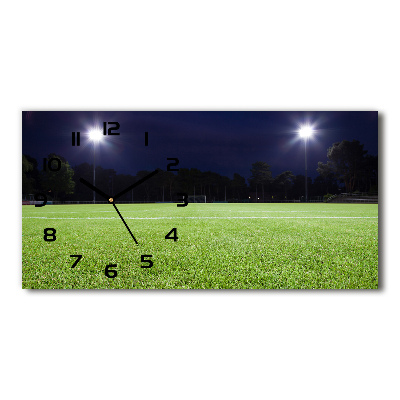 Horloge horizontale Terrain de football