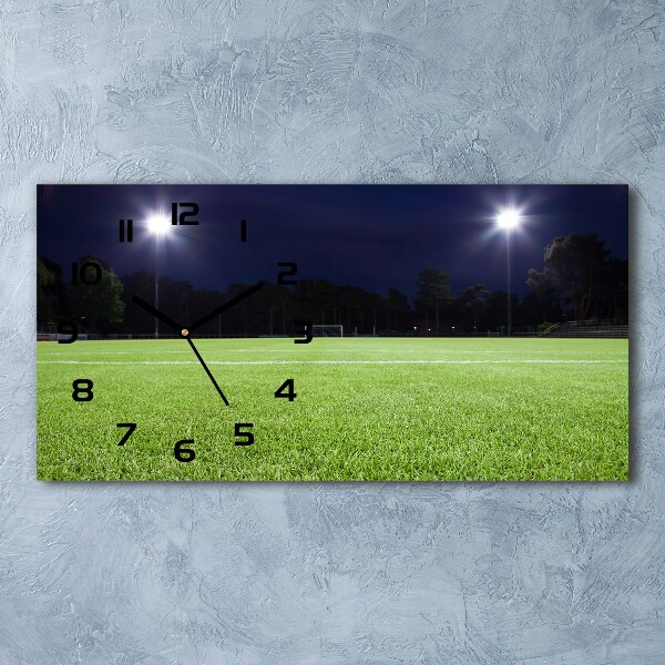 Horloge horizontale Terrain de football