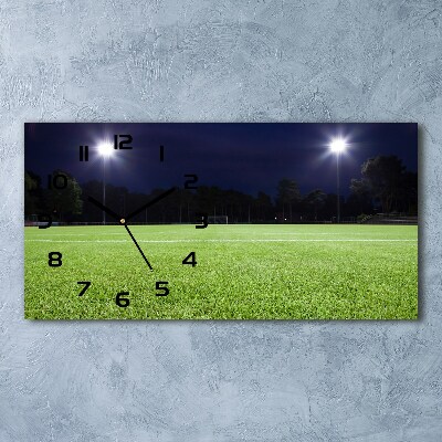 Horloge horizontale Terrain de football