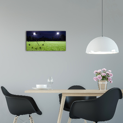 Horloge horizontale Terrain de football