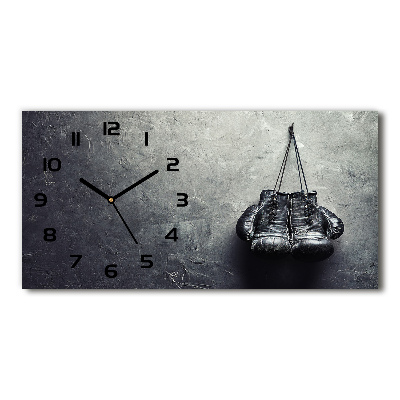 Horloge murale horizontale Gants de boxe