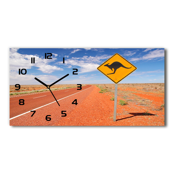 Horloge horizontale Route en Australie