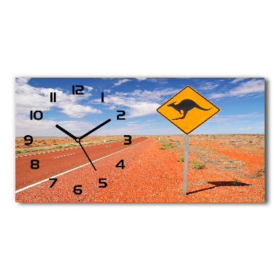 Horloge horizontale Route en Australie