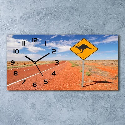 Horloge horizontale Route en Australie
