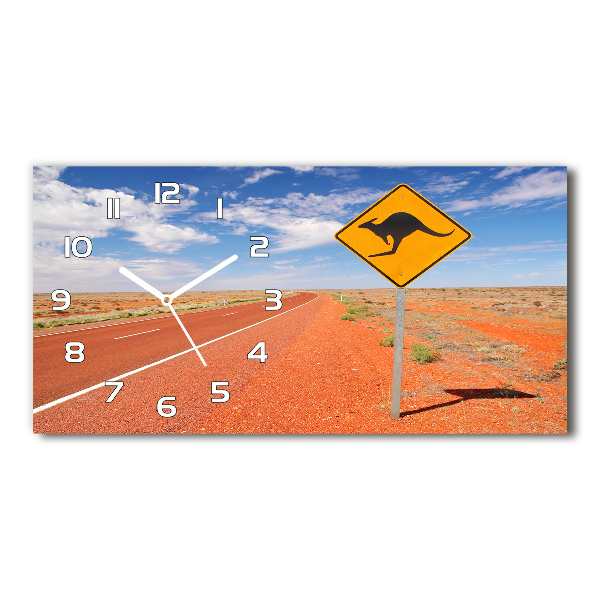Horloge horizontale Route en Australie