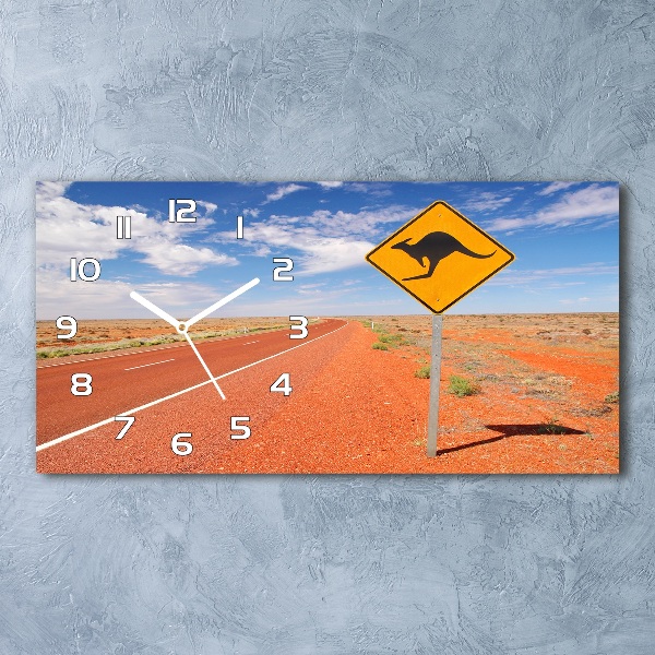 Horloge horizontale Route en Australie