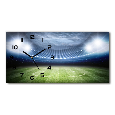 Horloge murale horizontale Stade
