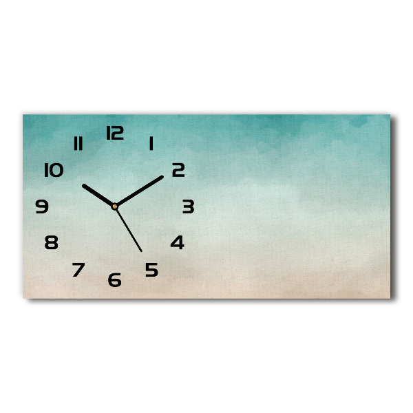 Horloge horizontale Art abstrait