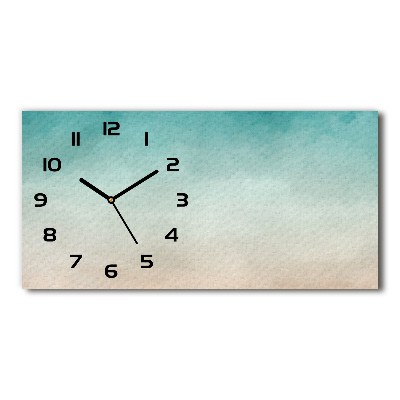 Horloge horizontale Art abstrait