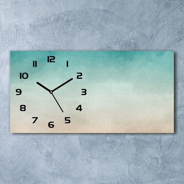 Horloge horizontale Art abstrait