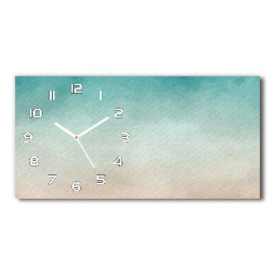 Horloge horizontale Art abstrait