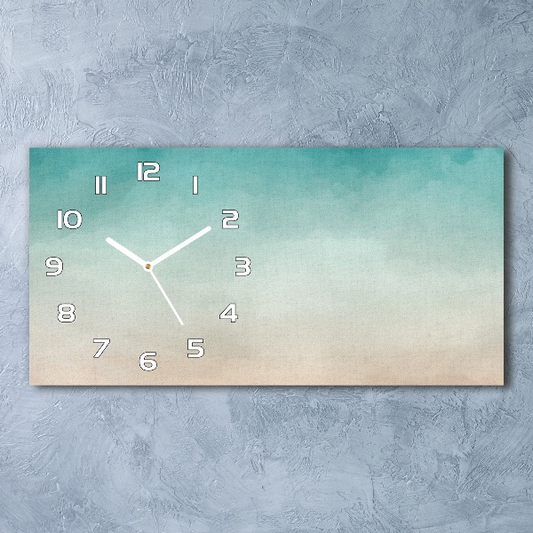Horloge horizontale Art abstrait