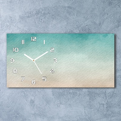 Horloge horizontale Art abstrait