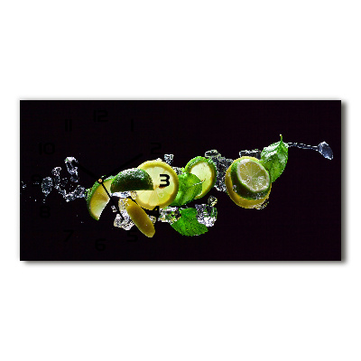 Horloge murale horizontale Mojito