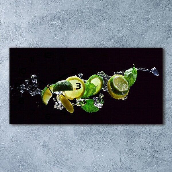 Horloge murale horizontale Mojito