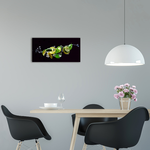Horloge murale horizontale Mojito