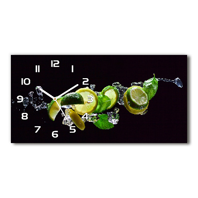 Horloge murale horizontale Mojito