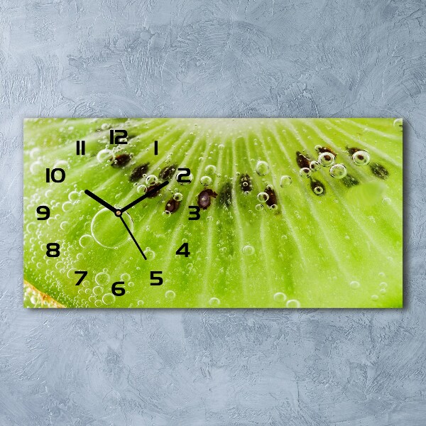 Horloge murale horizontale Kiwi