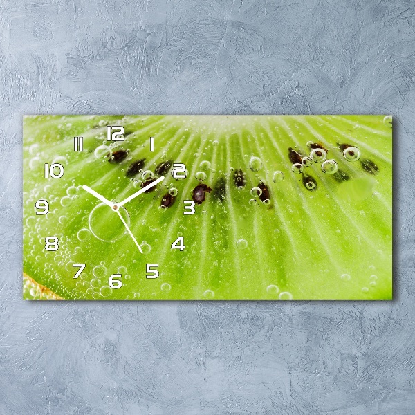 Horloge murale horizontale Kiwi