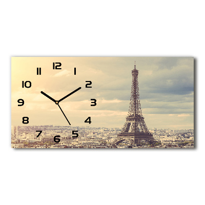 Horloge horizontale Tour Eiffel