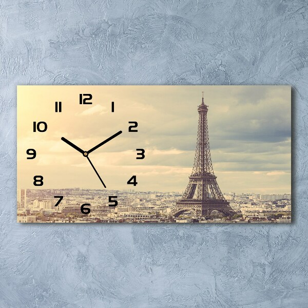 Horloge horizontale Tour Eiffel